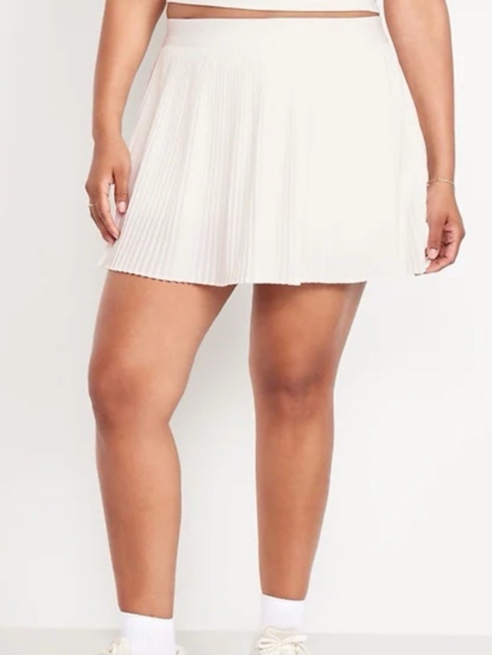 Old Navy Extra High Waisted Micro Pleated Performance Skort - Magnolia